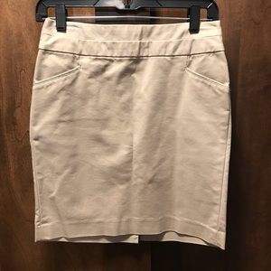 Khaki Pencil skirt